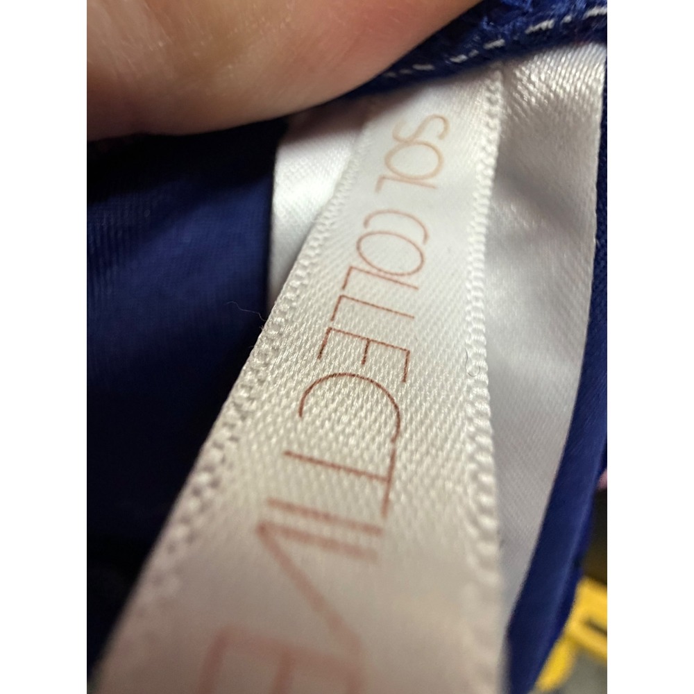 Sol Collective Women's High Waisted Floral Swim Bottoms Size 16 - Picture 5 of 6